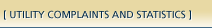 Utility Complaints & Inquiries